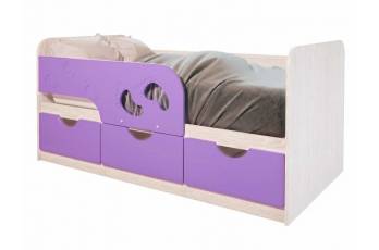 Кровать детская Минима Лего лиловый сад