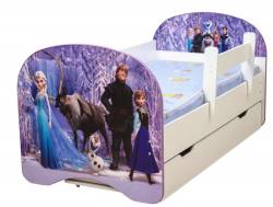 Кровать детская с фотопечатью с 1 ящиком Зимняя сказка
