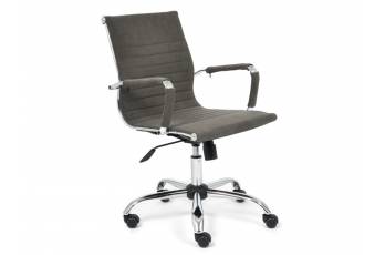 Кресло офисное Urban-low флок серый