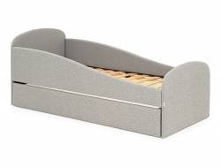 Кровать с ящиком Letmo халва (рогожка)