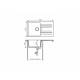 Кухонная мойка Tolero Loft TL750 Серый металлик 001