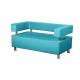 Диван трехместный Райли Кожзам Бирюзовый