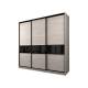 Шкаф-купе Max МШ-25-6-27/2-999 пленка Oracal черная