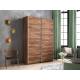Шкаф-купе Прайм 2-х дверный 1400 два ДСП Крафт табачный