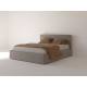 Кровать Бали основание ЩИТ 160 Серый велюр