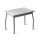 Стол раздвижной Орион.4 1200 пластик мрамор белый - комплект ног №1.1