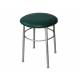 Табурет круглый ДХ-10 обивка зеленый