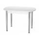 Стол Европейский ХРОМ/ЛДСП Белый лофт