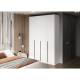 Шкаф ШК-004 Невил МДФ матовая моно белый