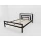 Кровать металлическая Куба 1600 черная
