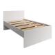 Кровать Мори КРМЯ 1400.1/1 Белый с ящиками МЯ 995.2