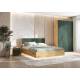 Кровать парящая 1600 Ирис (с ПМ) Браш Мени Грин/Дуб Крафт