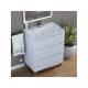 Тумба с раковиной Uperwood Tanos 3 ящика напольная 70 см белая