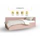 Кровать с подъемным механизмом Касли Пудра Velutto 11