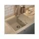 Кухонная мойка Uperwood Quartz UPD-03-02 бежевая матовая