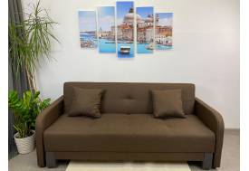 Диван-кровать Поло с подлокотниками Neo Chocolate