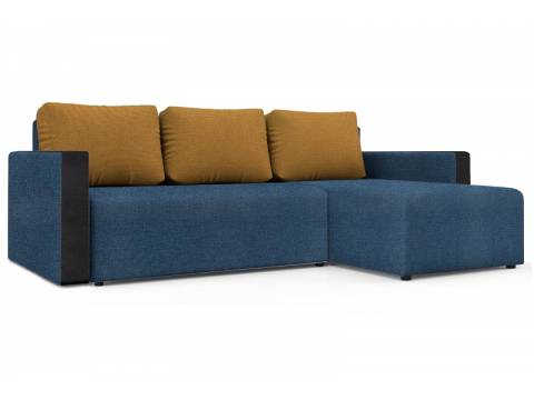 Угловой диван Savana denim savana plus yellow Алиса 3