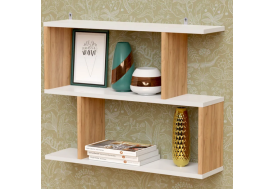 Полка Д-2 Белый-дуб крафт золотой