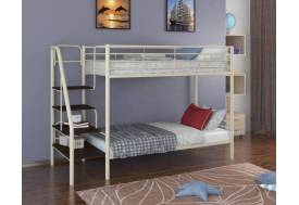 Двухъярусная кровать Толедо слоновая кость/венге