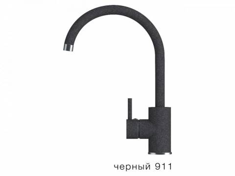Смеситель для кухни Элара Tolero Черный 911