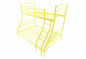 Кровать двухъярусная Глория желтая