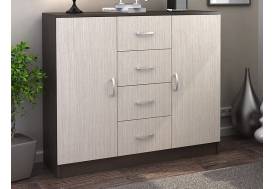 Комод 4 ящика 2 створки 555-М Басса