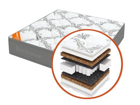 Матрас Mega кокос 10 TFK Gray Night 60х120