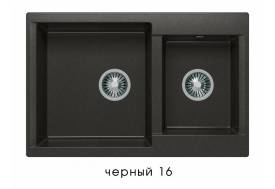 Мойка Polygran Brig-772 Черный 16