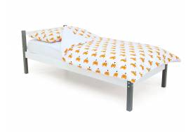 Кровать Svogen classic графит-белый