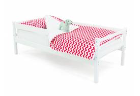 Кровать-тахта Svogen с бортиком белый