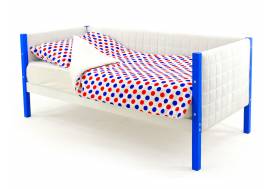 Кровать-тахта мягкая Svogen сине-белый