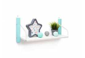 Детская навесная полка Svogen мята