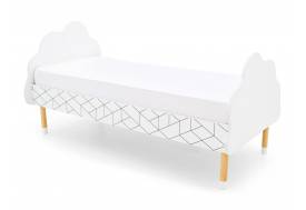 Кровать Stumpa Облако с рисунком Ромбы