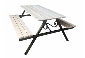 Стол с лавками длина 2000