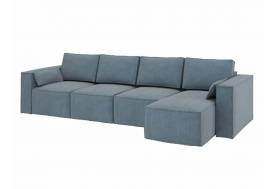 Диван угловой Бафи комбинация 4 Романо Грей