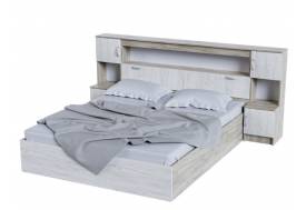 Кровать с закроватным модулем Бася КР 552 Крафт