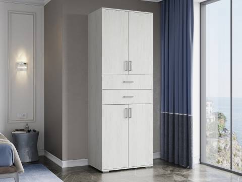 Шкаф Нельсон 5 Дуб Крафт Белый