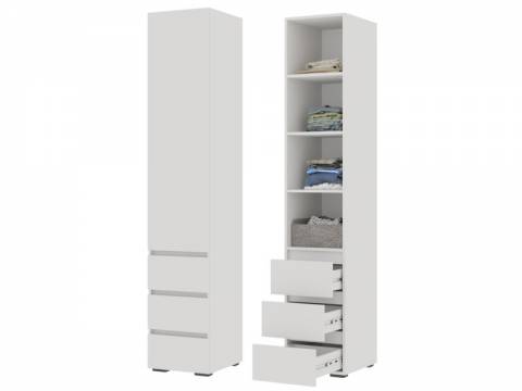 Пенал закрытый ПН 03 Хелен Белый шагрень