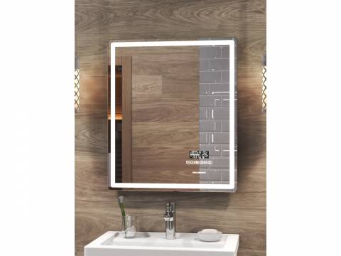 Зеркало Geometry Media 600 Хром Vigo LED подсветка сенсор