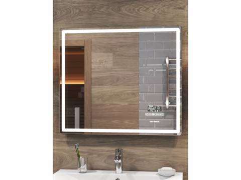 Зеркало Geometry Media 800 Хром Vigo LED подсветка сенсор