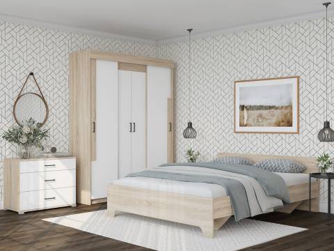 Спальня Victor Сонома-Белый