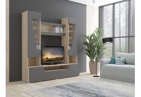 Стенка Анталия 2 Графит софт