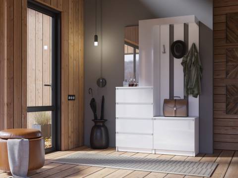 Прихожая Челси белый