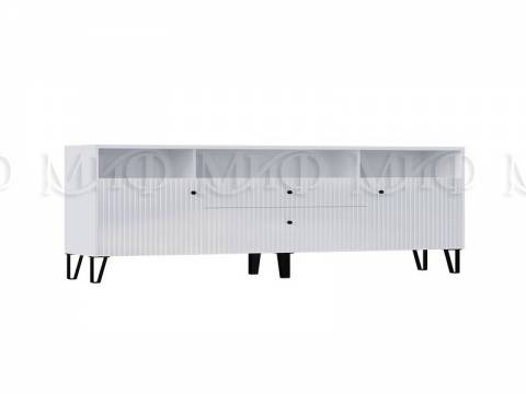 Тумба ТВ Оливия Графит Белый