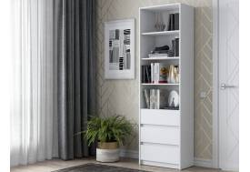 Стеллаж Айден СТЛ06-600 белое дерево