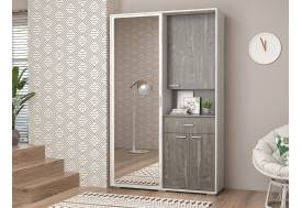 Прихожая Иннэс-4 бетон светлый/камень темный