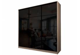 Шкаф-купе Max МШ-23-6-27/2-222 пленка Oracal черная