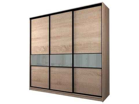 Шкаф-купе Max МШ-25-6-24/2-999 пленка Oracal светло-серая