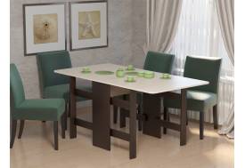 Стол-книга СТ-1.0 без бара Венге / Дуб молочный