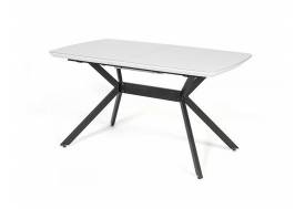 Стол раздвижной Олимп мрамор черный/черный муар